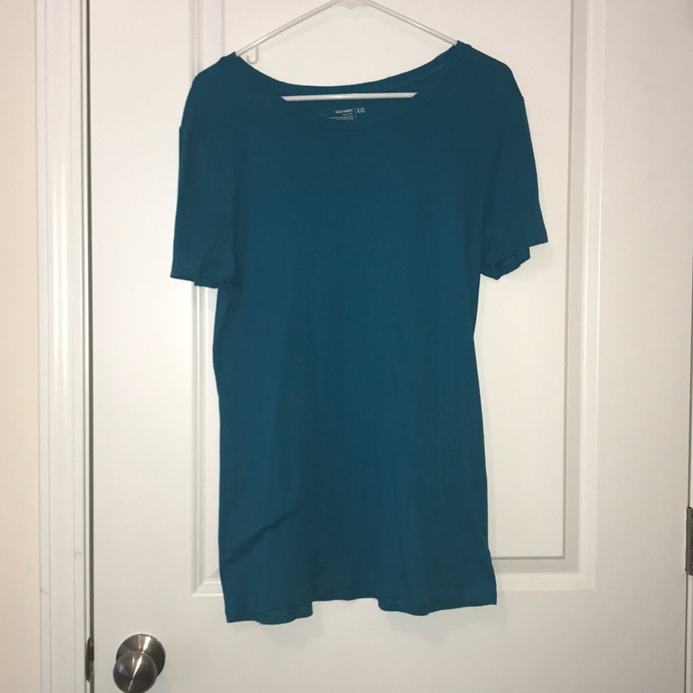 Blue old navy shirt